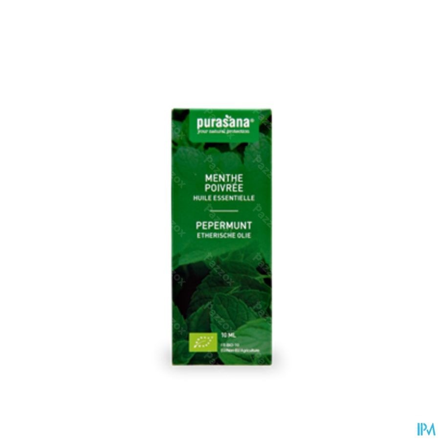 Purasana Essentielle Huile Menthe Poivree 10ml