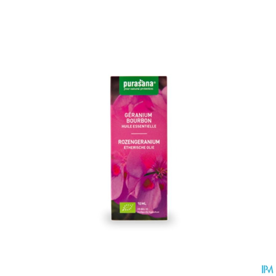 Purasana Essentielle Huile Geranium Bourbon 10ml