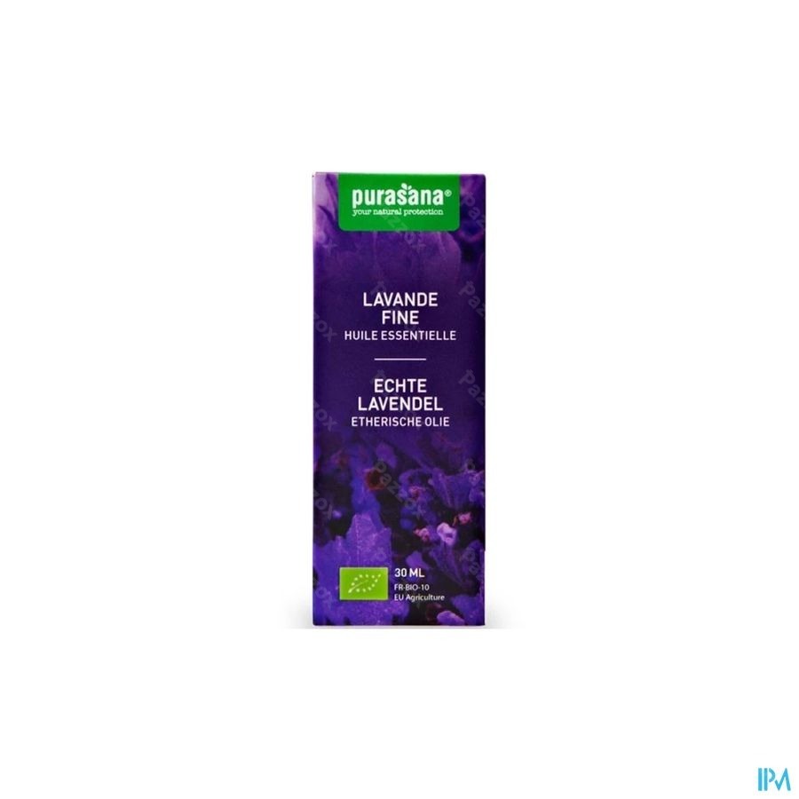 Purasana Essentielle Huile Lavande Fin 30ml