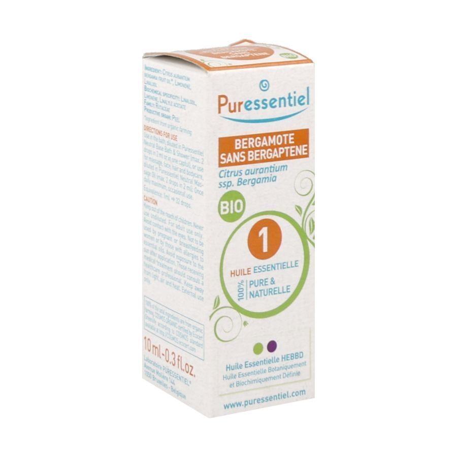 Puressentiel He Bergamote S/bergaptene Bio 10ml