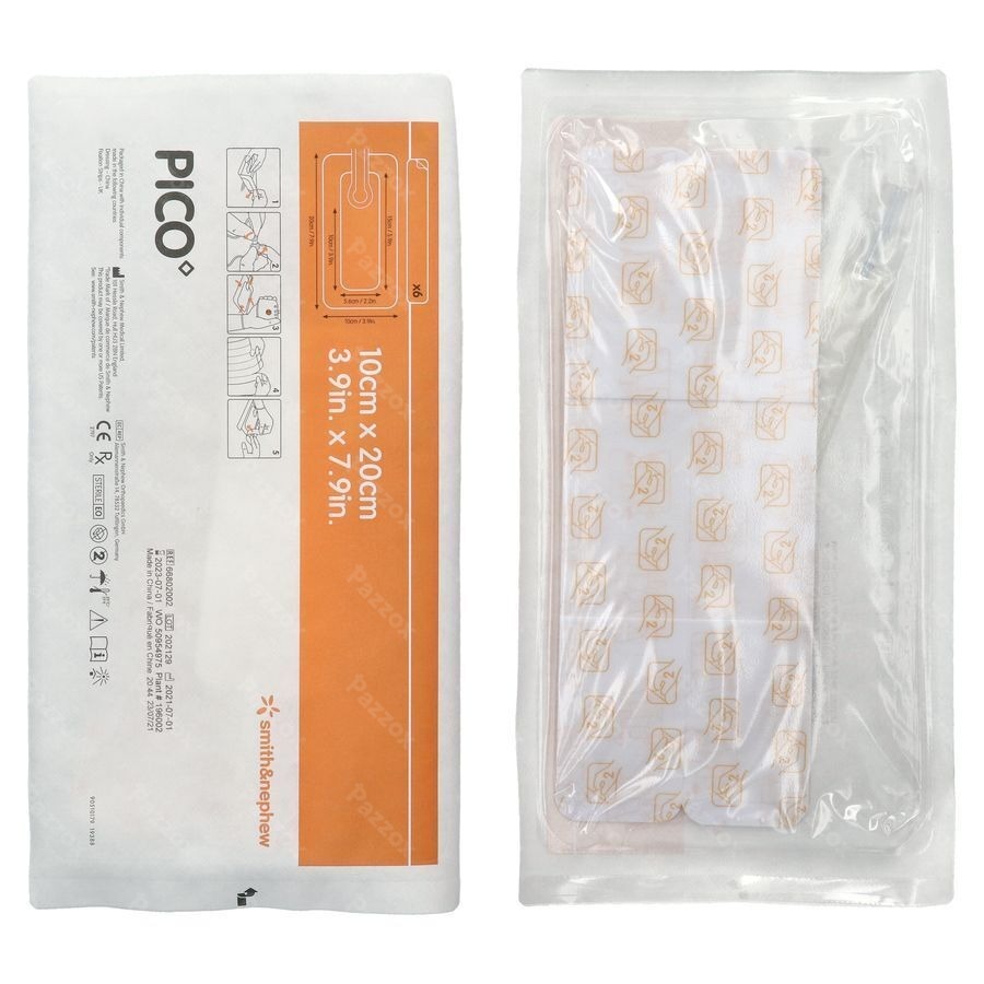 Pico 7 Pansement 10cm X 20cm 2 66802002
