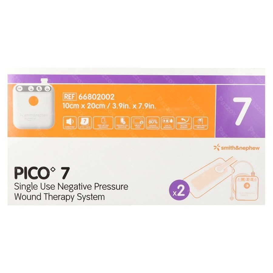 Pico 7 Pansement 10cm X 20cm 2 66802002