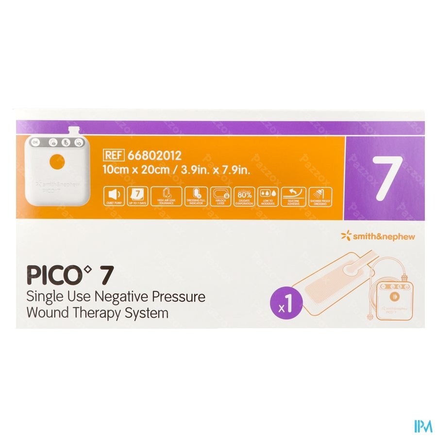 Pico 7 Pansement 10cm X 20cm 1 66802012