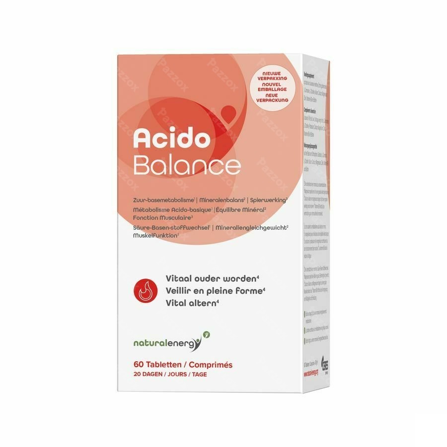 Natural Energy Acido Balance Comp 60