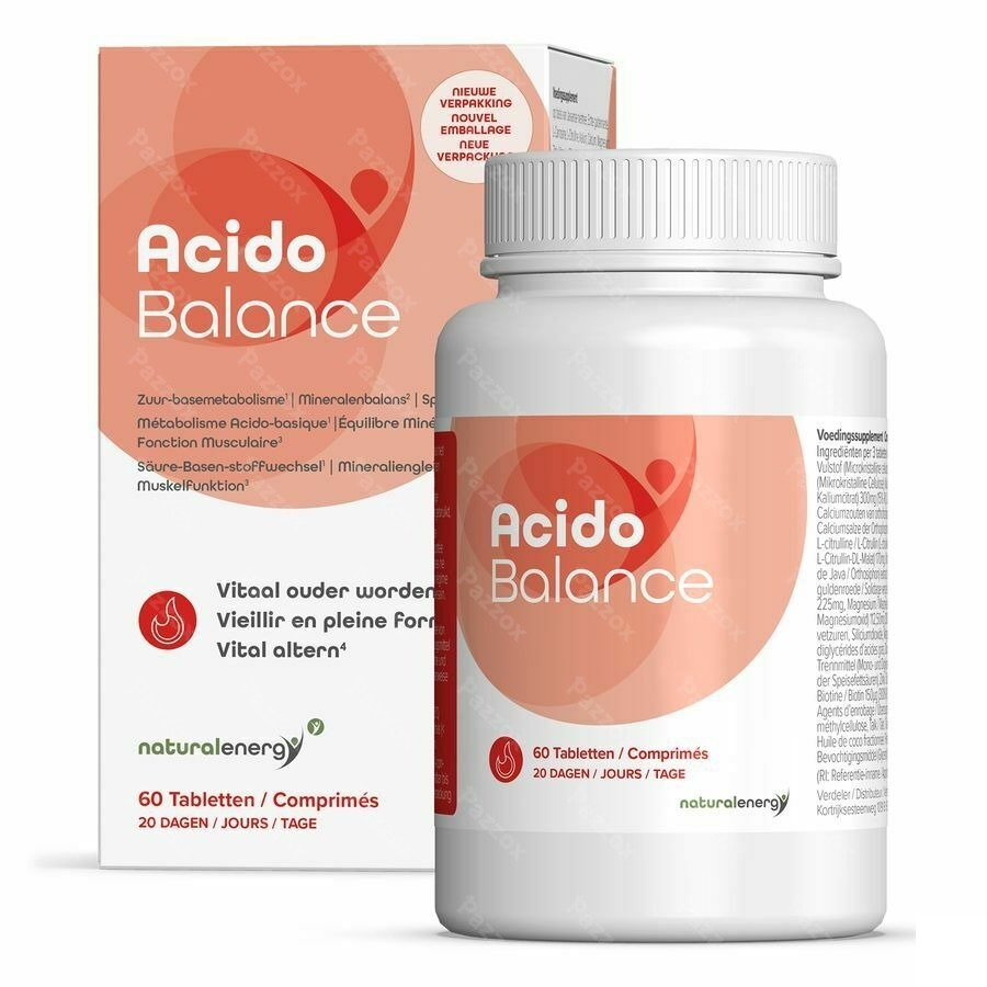 Natural Energy Acido Balance Comp 60