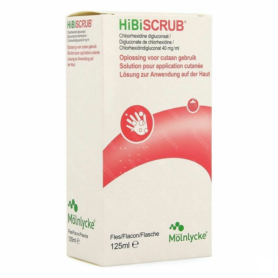 Hibiscrub 40mg/ml Sol Cutanee 125ml