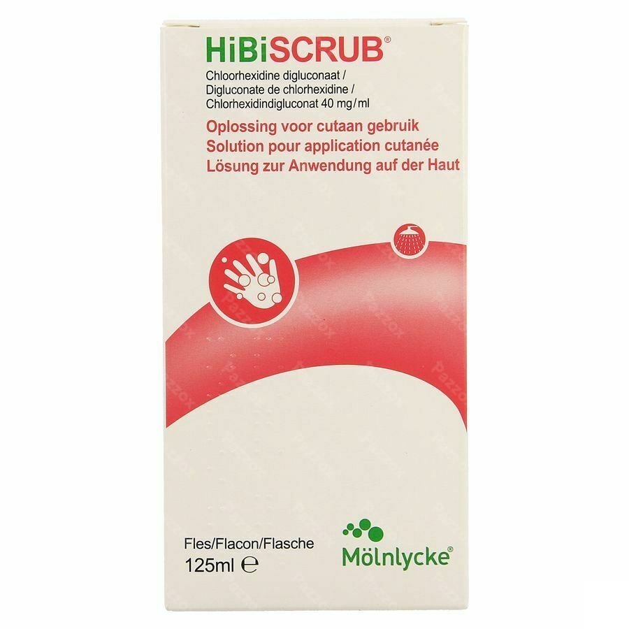 Hibiscrub 40mg/ml Sol Cutanee 125ml
