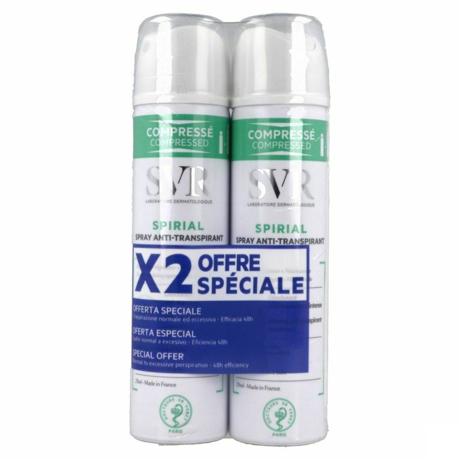 Svr Spirial Spray Duo 2x75ml