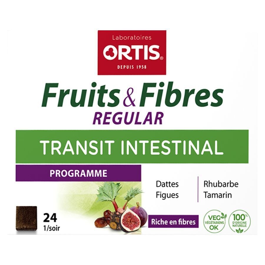 Ortis Fruits & Fibres Regular Cubes 24