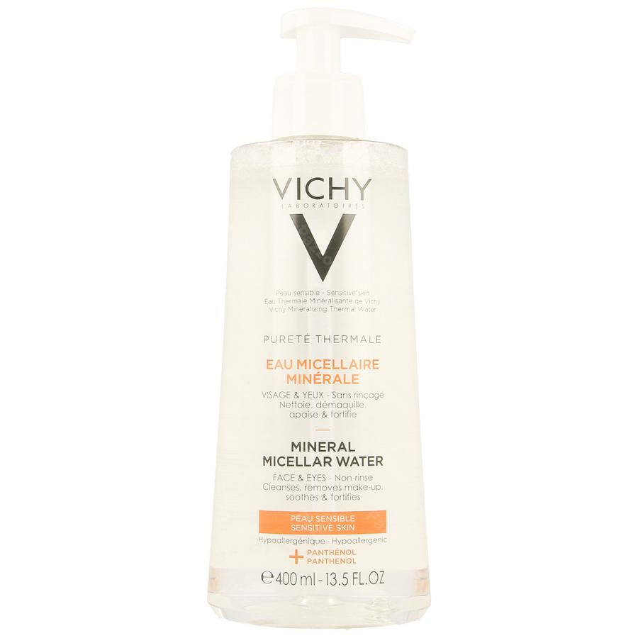 Vichy Pureté Thermale Eau Micellaire Minérale Peau Sensible 400ml