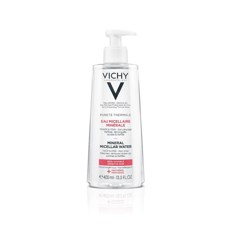 Vichy Pureté Thermale Eau Micellaire Minérale Peau Sensible 400ml