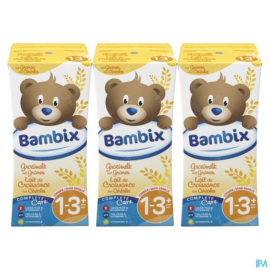 Bambix Lait Croissance Cereales 3x200ml
