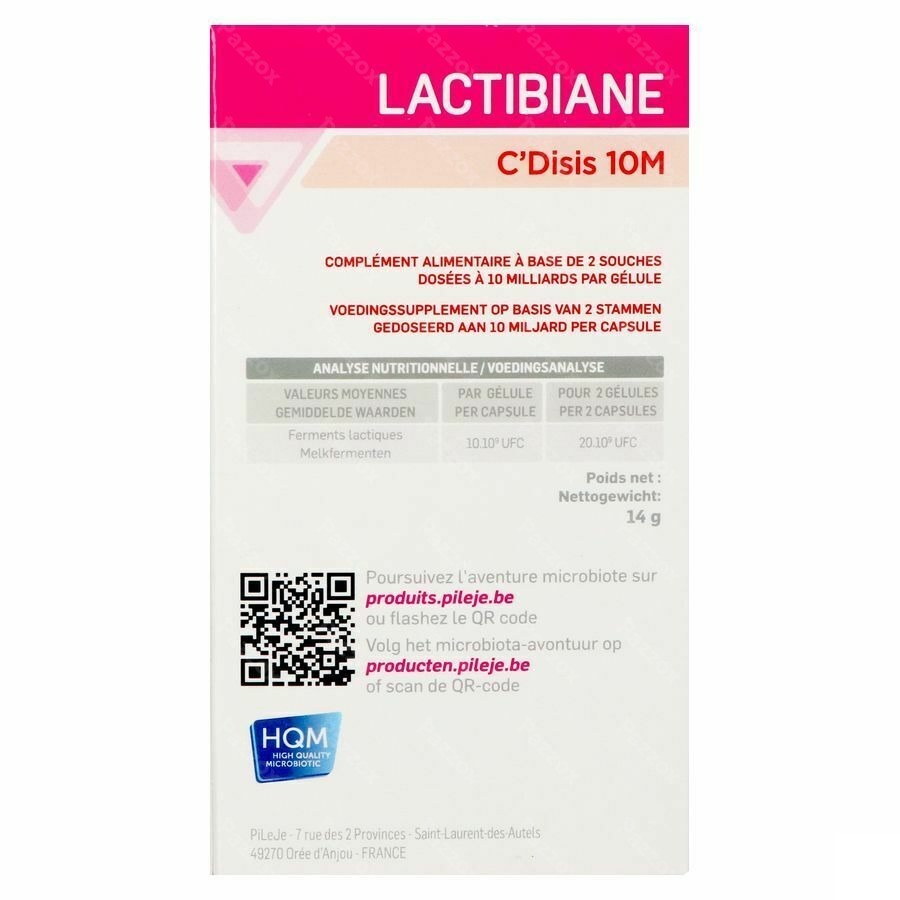 Lactibiane C Disis Caps 30