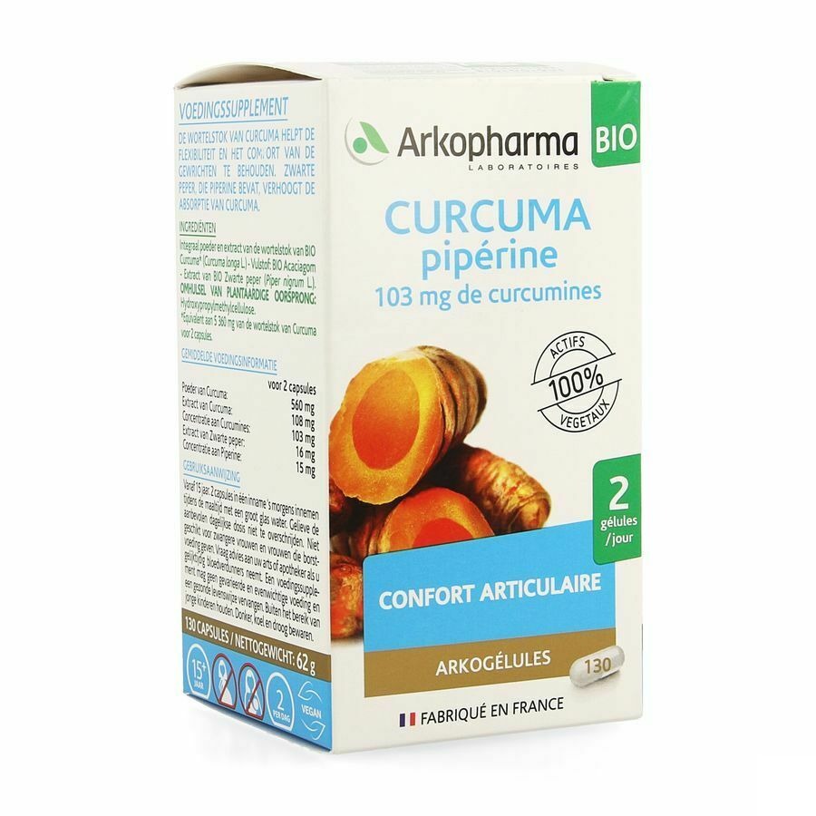 Arkogelules Curcuma Bio Caps 130