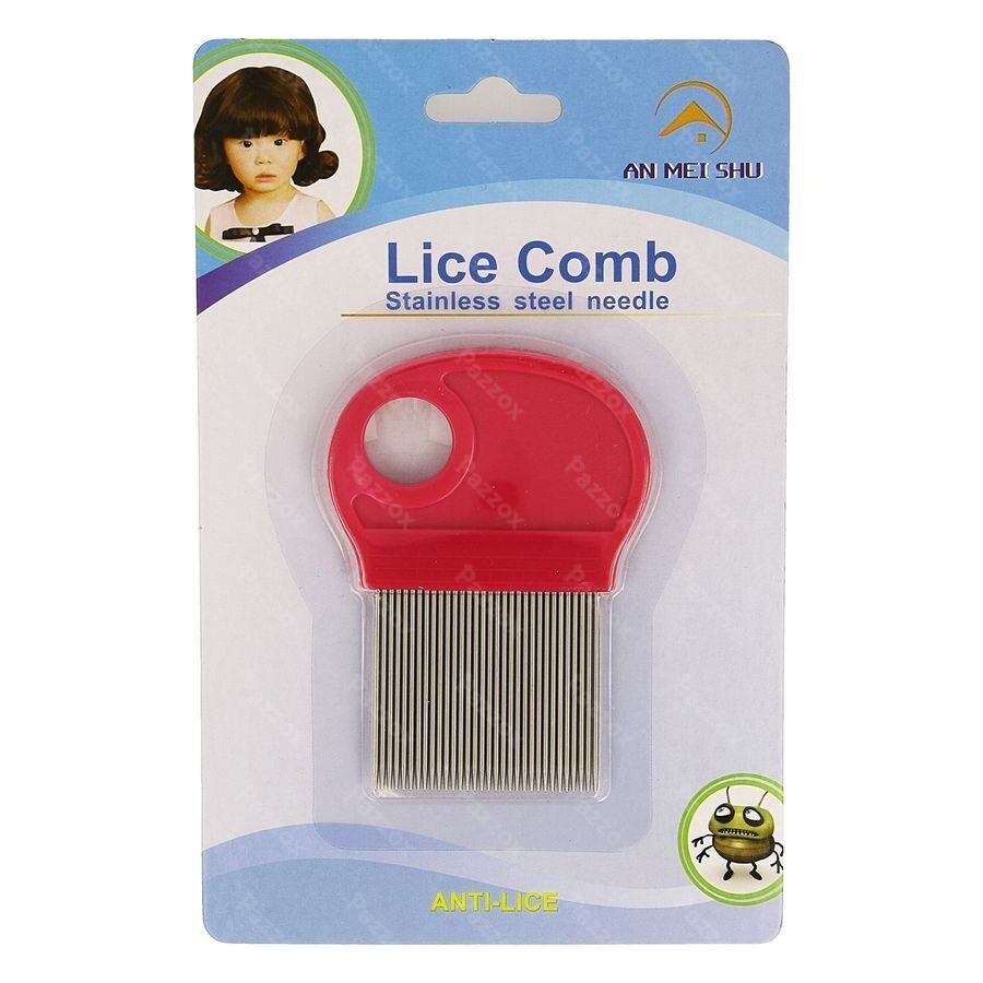 Wolf Peigne A Poux Metal Dent Longue Loupe