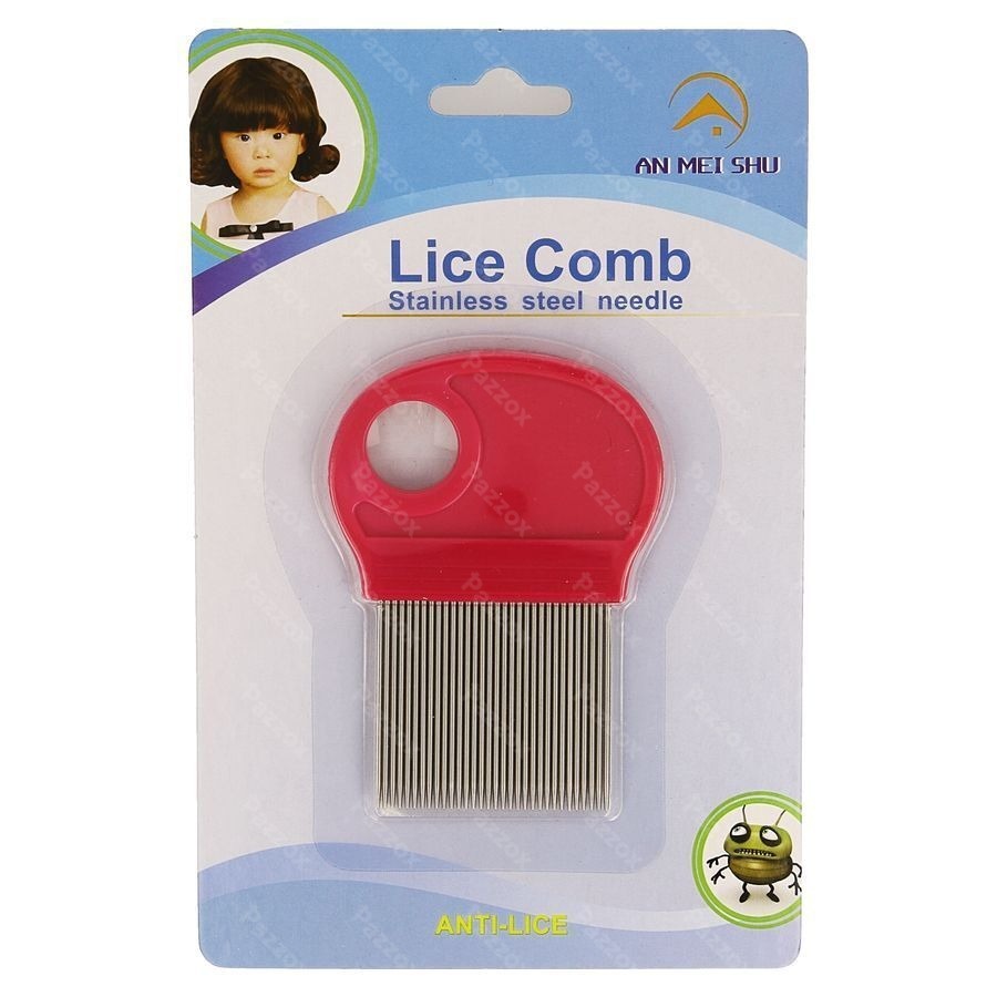 Wolf Peigne A Poux Metal Dent Longue Loupe