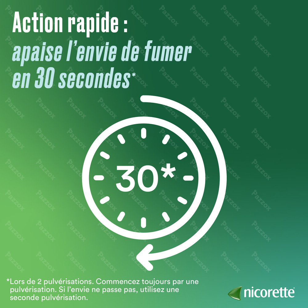 Nicorette Mint 1mg Spray Buccal S/sucre 2x150