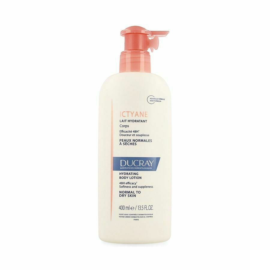 Ducray Ictyane Lait Hydratant Corps Fl.pompe 400ml