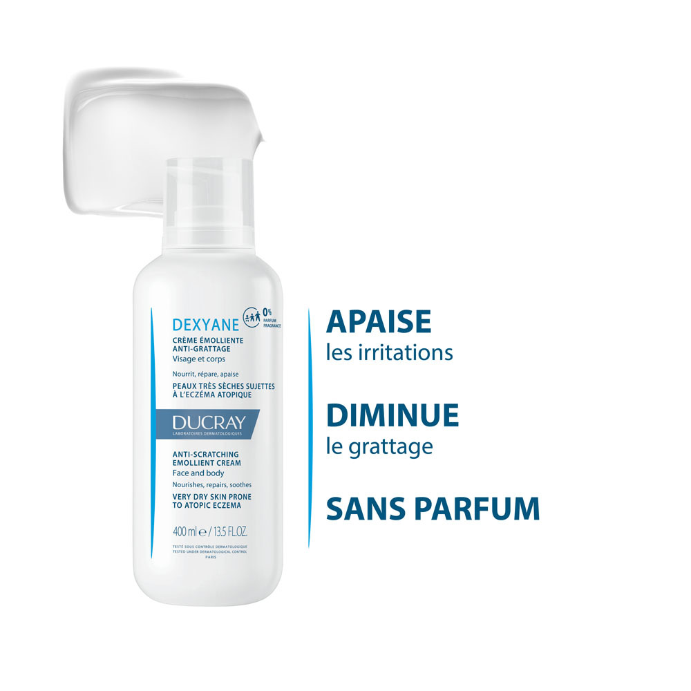 Ducray Dexyane Creme Emollient A/grattage 400ml