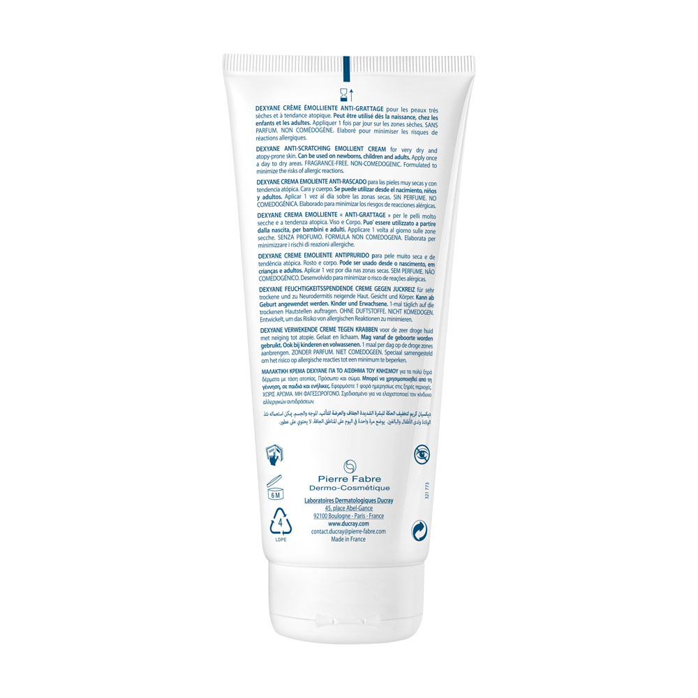Ducray Dexyane Creme Emollient A/grattage 200ml Nf