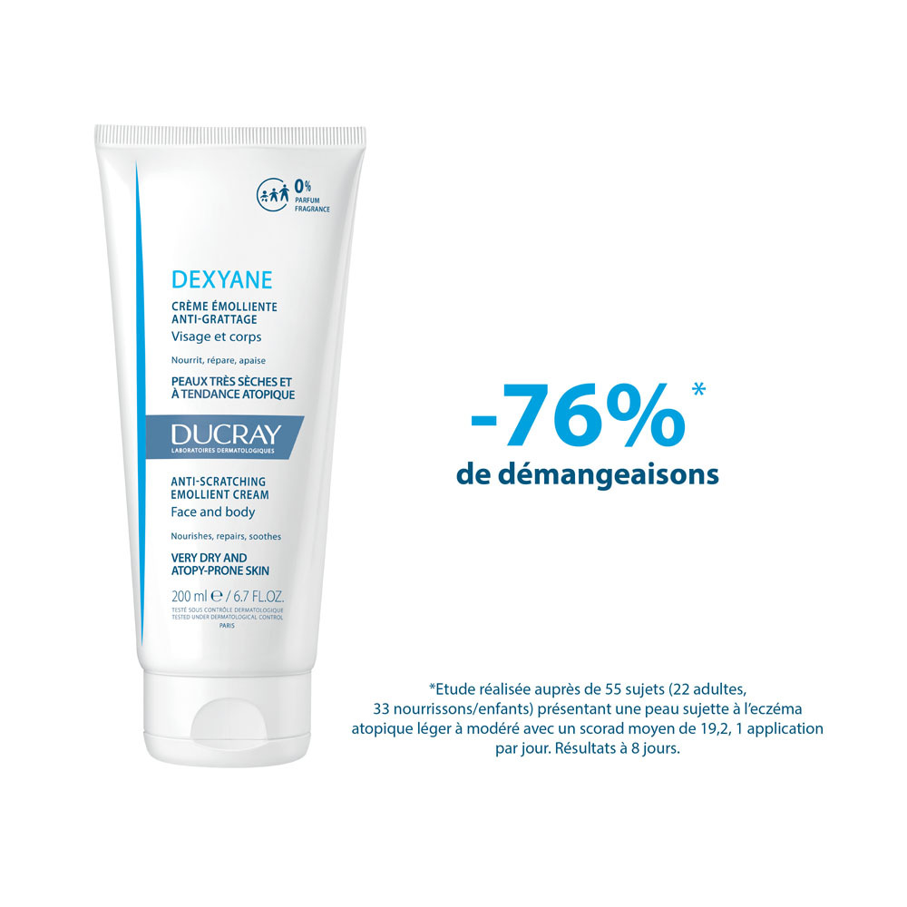 Ducray Dexyane Creme Emollient A/grattage 200ml Nf