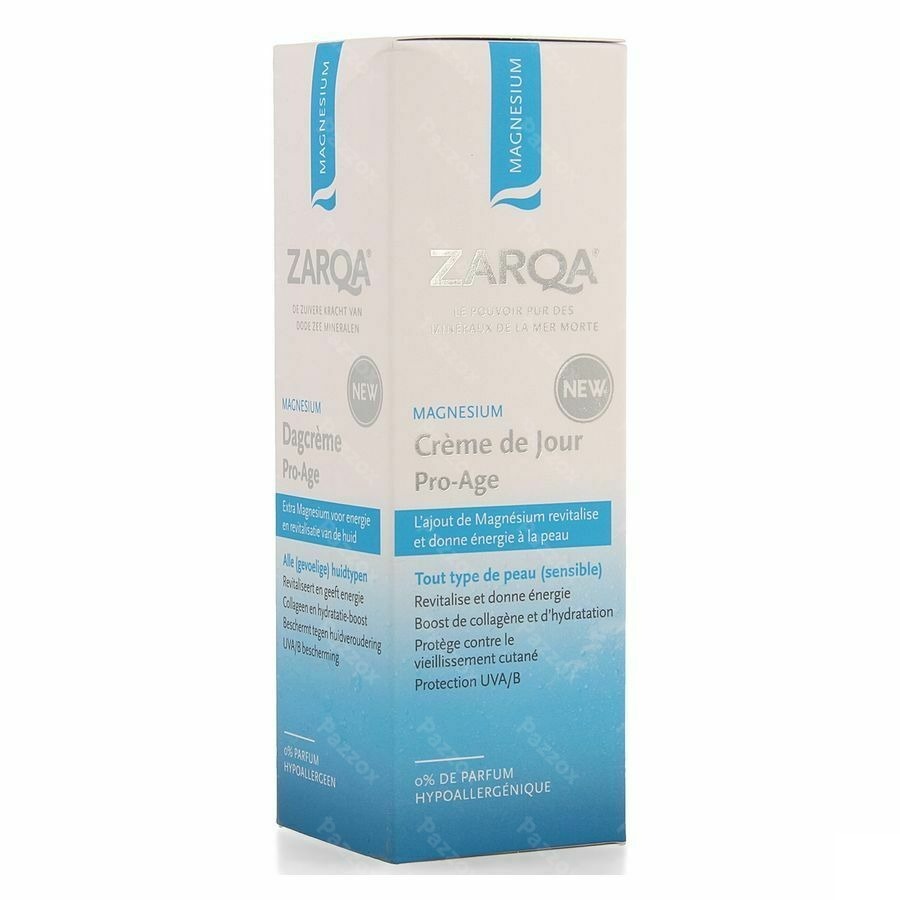 Zarqa Magnesium Creme Jour Pro-age 50ml