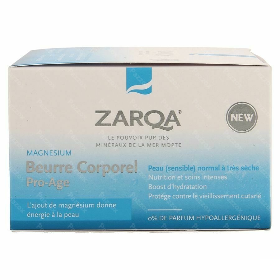 Zarqa Magnesium Beurre Corps 200ml