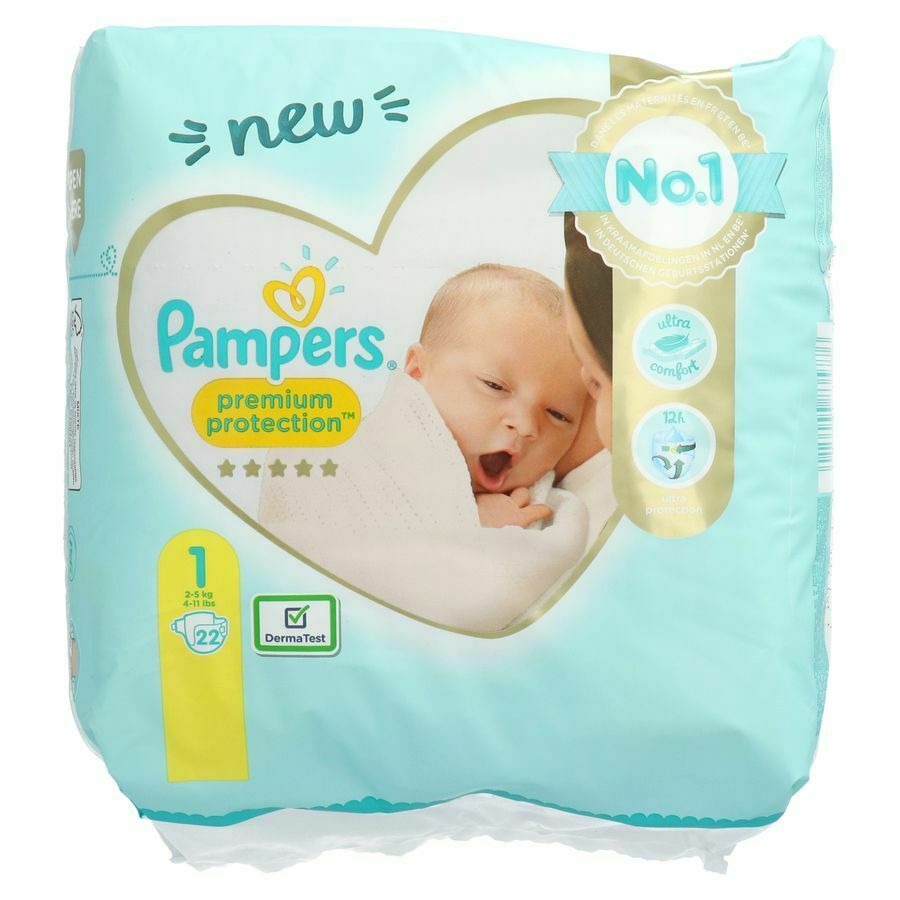 Pampers Premium Protection Carry Pack S1 22