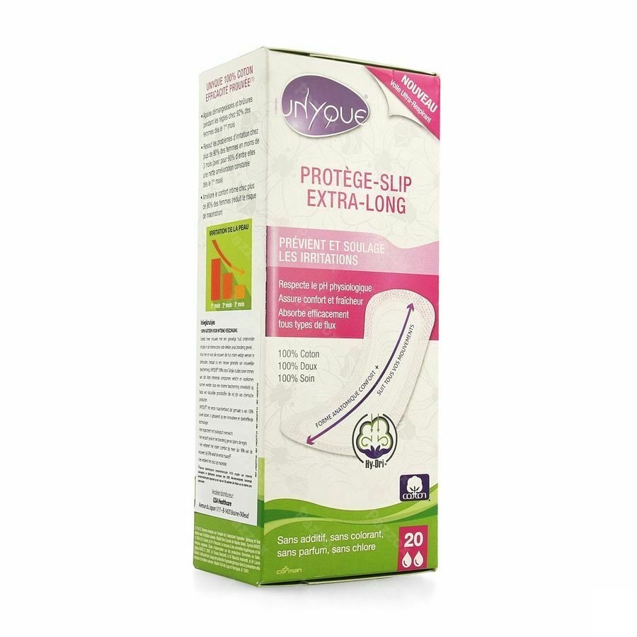 Unyque Protege Slips Extra Long Boite 20