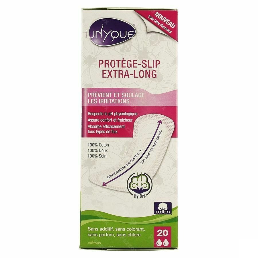 Unyque Protege Slips Extra Long Boite 20