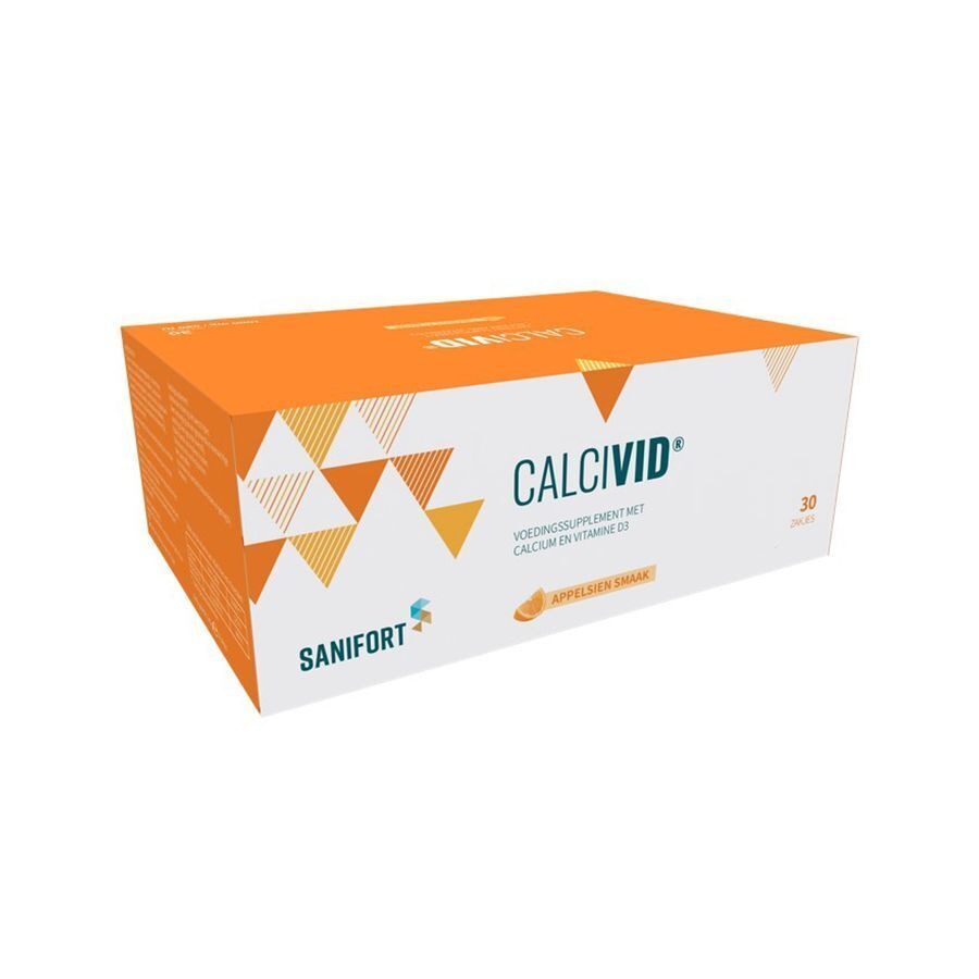 Calcivid 500mg/400ie Orange Sach 30