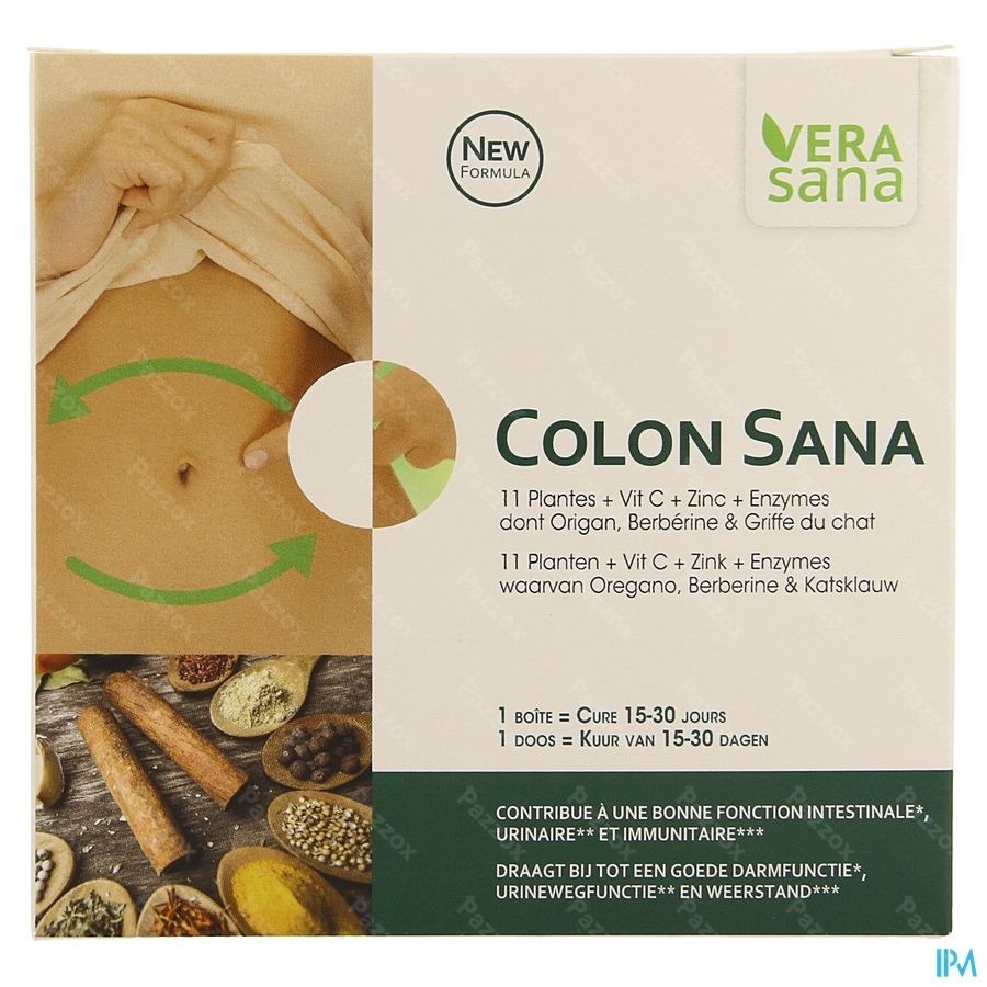 Colon Sana Caps 60 + Fl 30ml Vera Sana