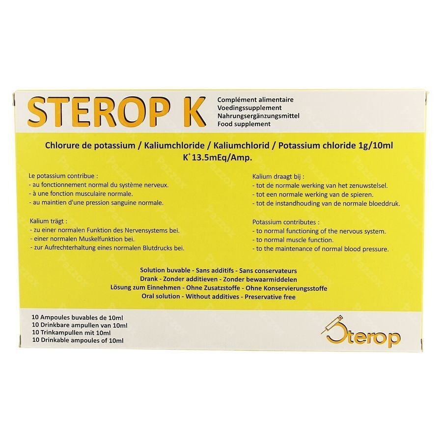 Sterop K Amp 10x10ml