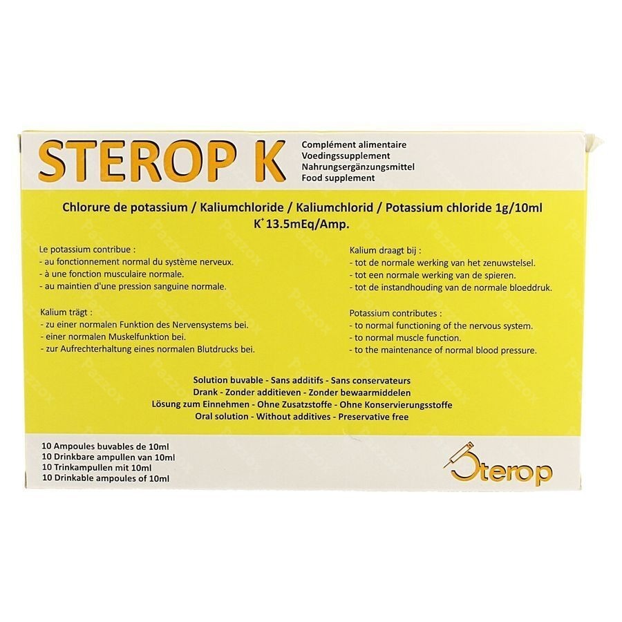 Sterop K Amp 10x10ml