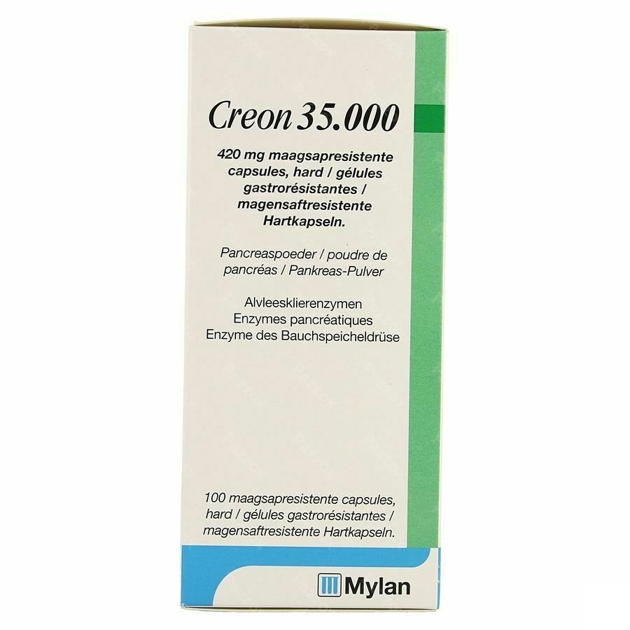 Creon 35000 420mg Gastroresist Caps Dur 100