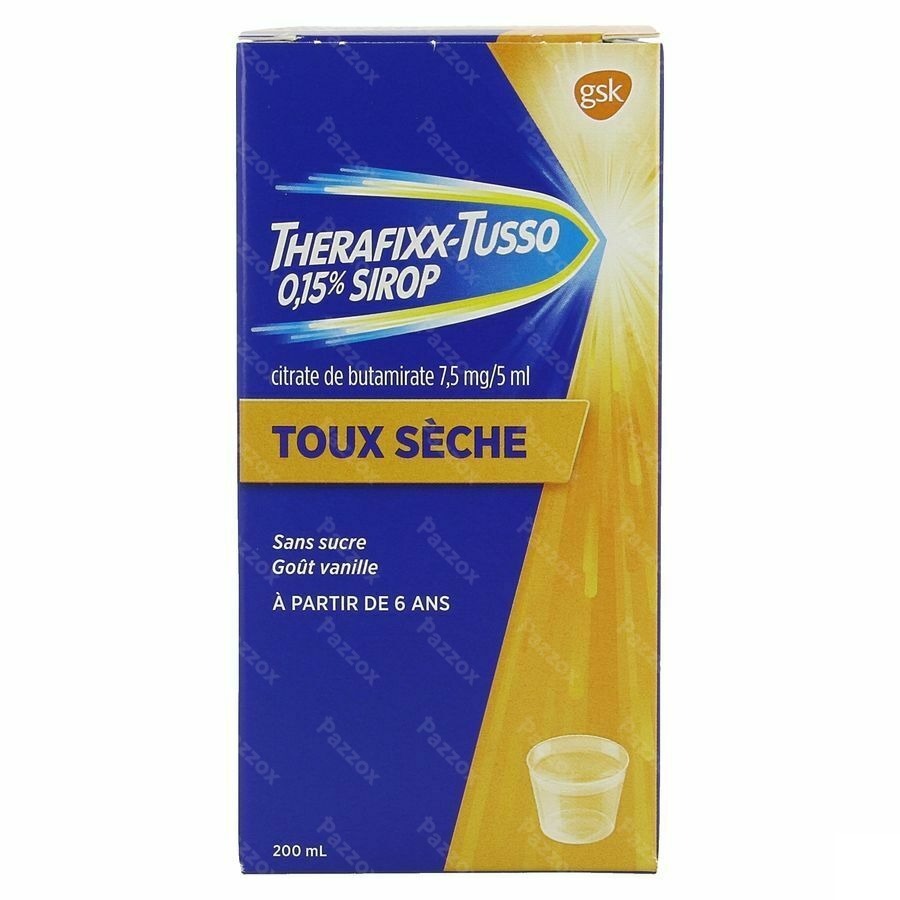 Therafixx-tusso 0,15% Sirop 200ml