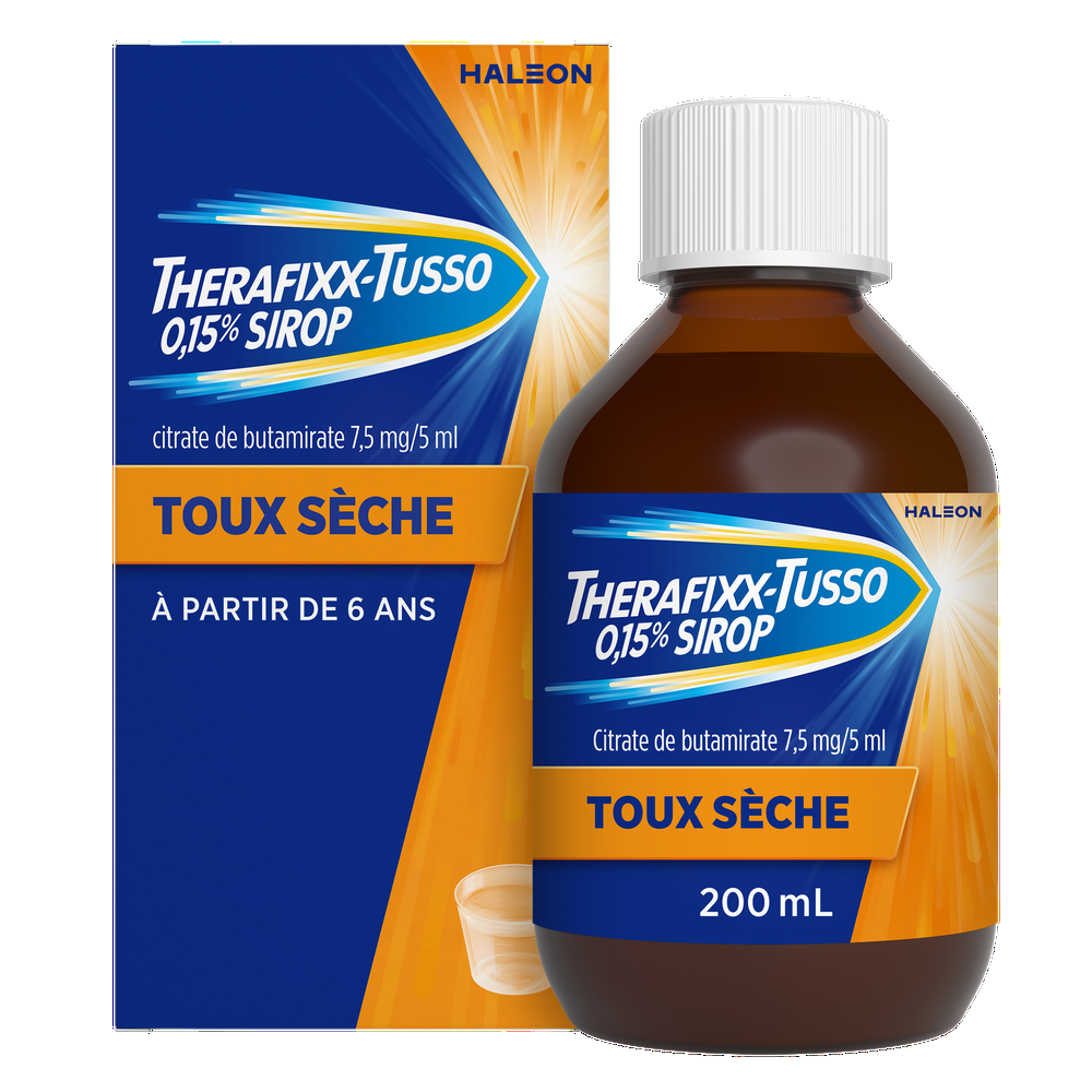 Therafixx-tusso 0,15% Sirop 200ml