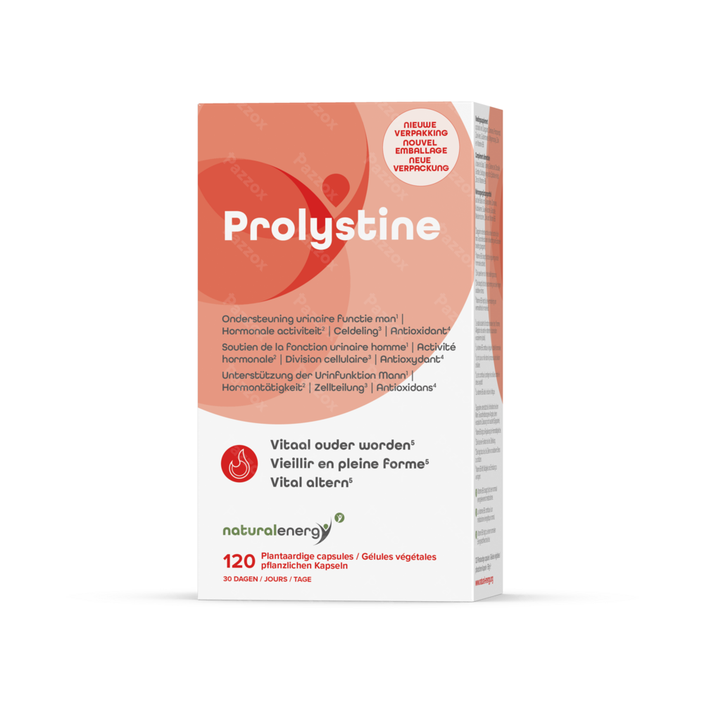 Natural Energy Prolystine 120 Gélules Végétales