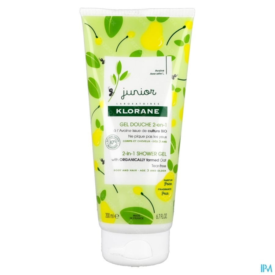 Klorane Petit Junior Gel Douche Poire 200ml Nf
