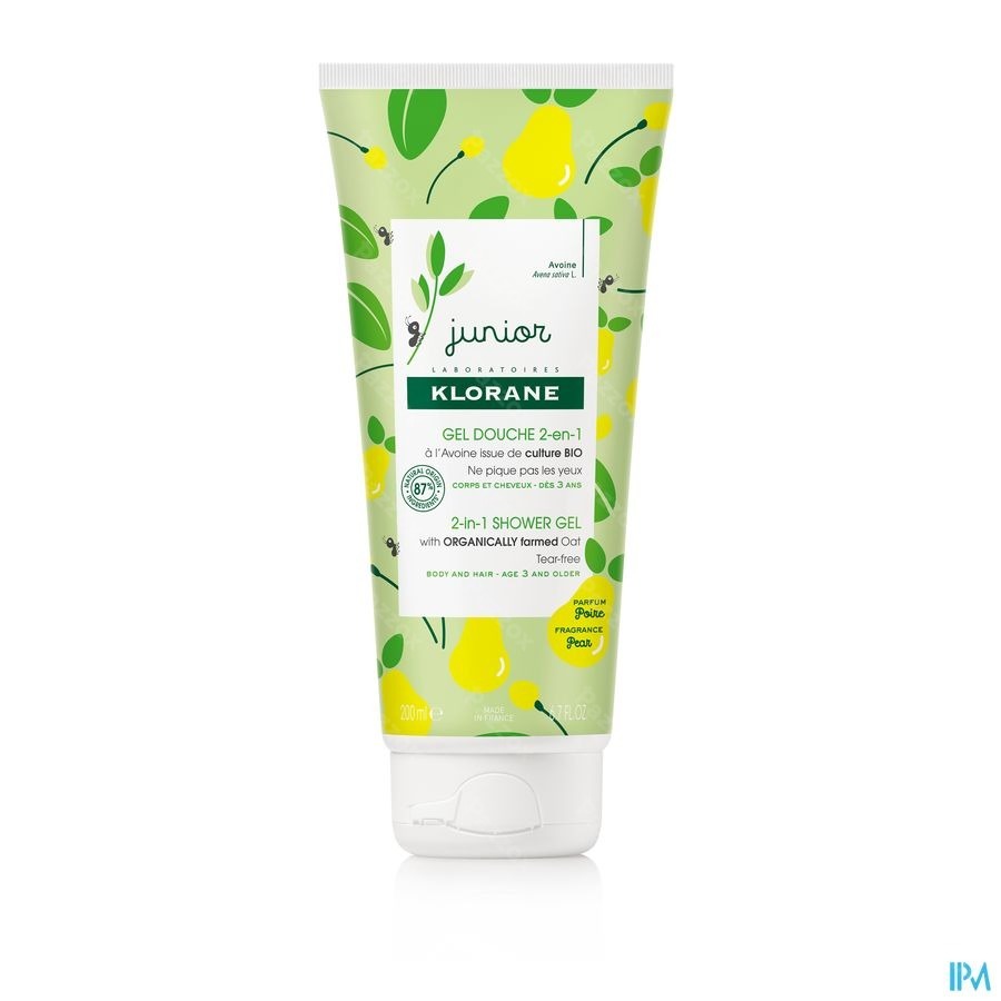 Klorane Petit Junior Gel Douche Poire 200ml Nf
