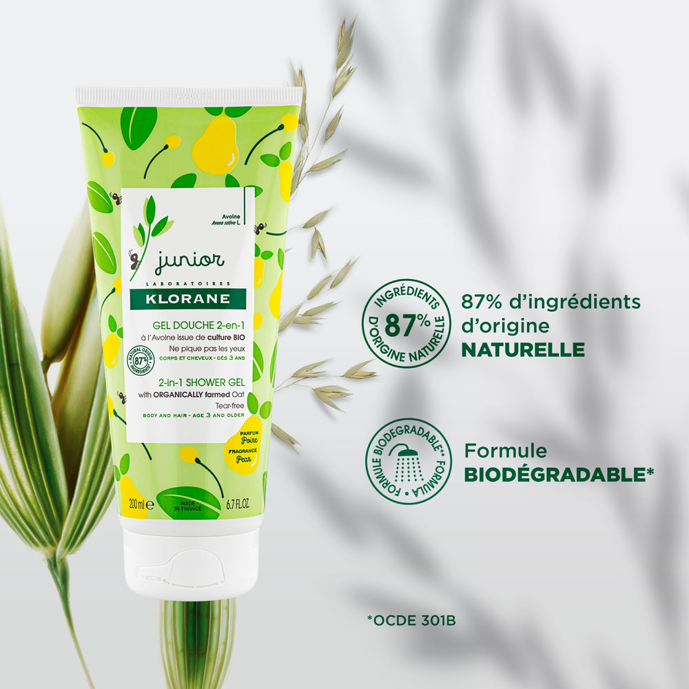 Klorane Petit Junior Gel Douche Poire 200ml Nf