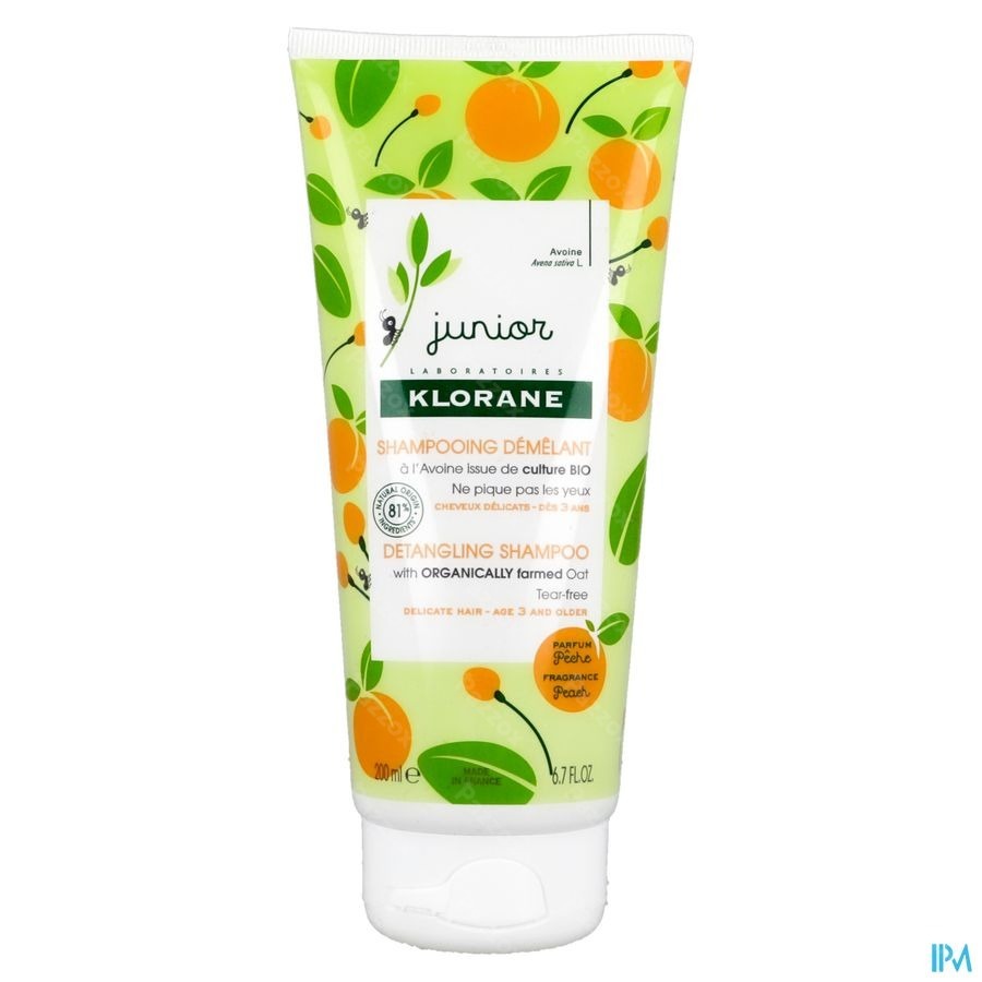 Klorane Petit Junior Sh Peche Demelant 200ml Nf