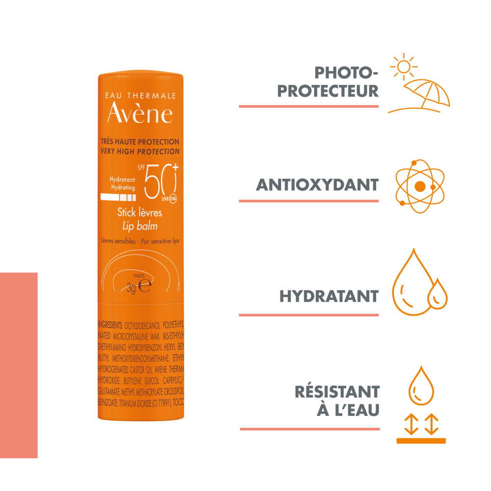 Avène Soleil SPF50+ Stick Lèvres 3g