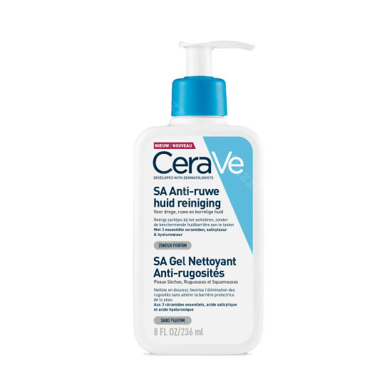 CeraVe SA Nettoyant Peau Sèche et Rugeuse 236ml