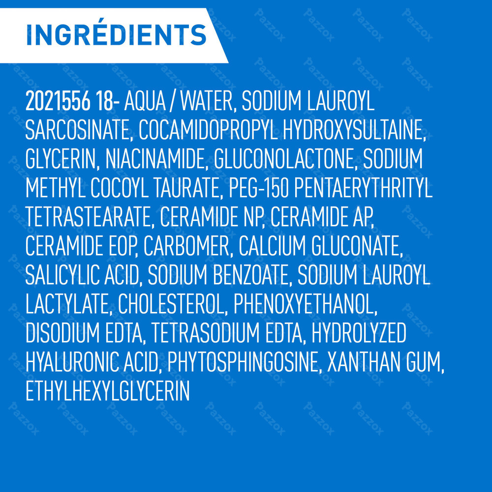 CeraVe SA Nettoyant Peau Sèche et Rugeuse 236ml
