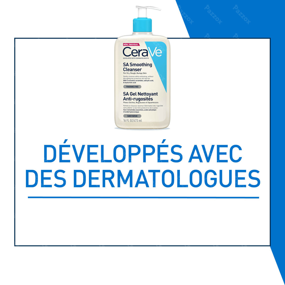 CeraVe SA Nettoyant Peau Sèche et Rugeuse 236ml