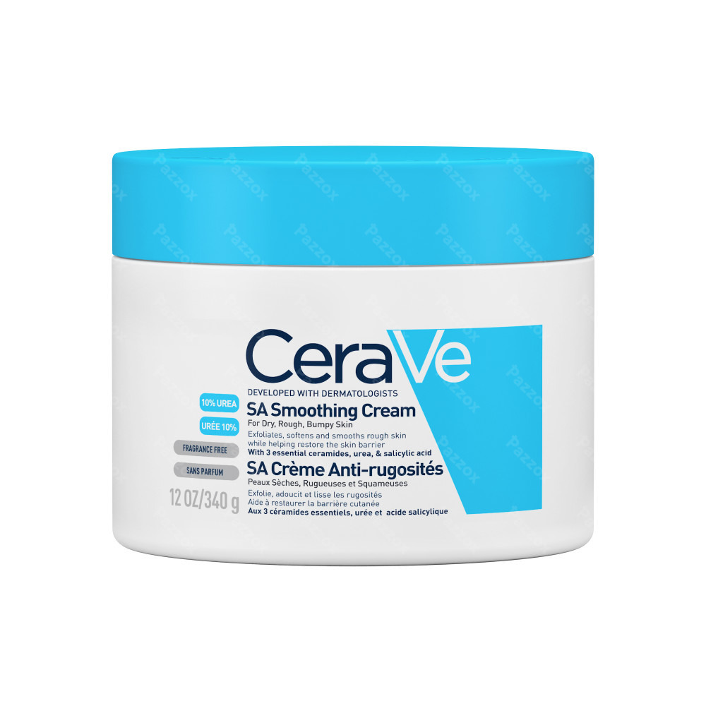 CeraVe SA Crème Anti-Rugosités Peaux Sèches et Rugueuses 340ml