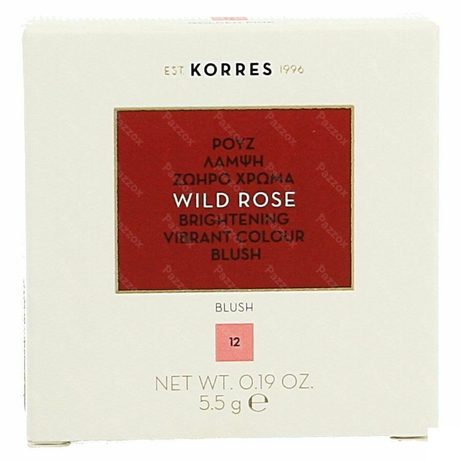 Korres Km Rose Sauvage Blush 12 Golden Pink 5,5g