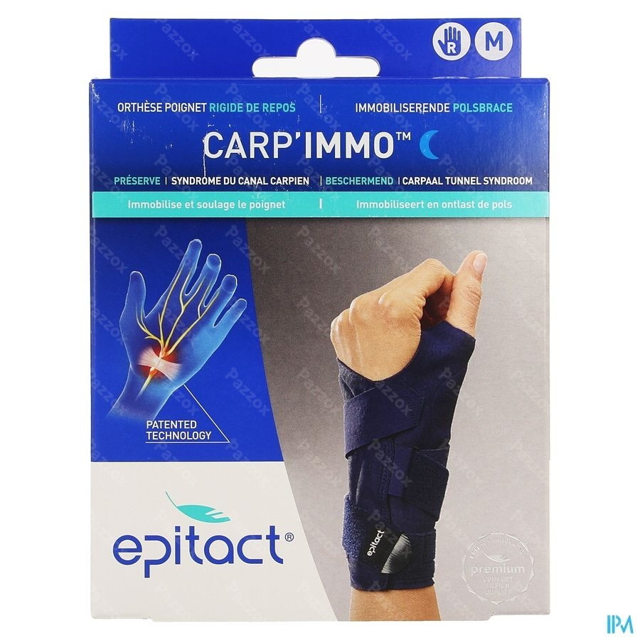 Epitact Carp'immo Attelle Poignet Droite M