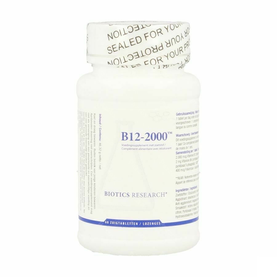 Biotics B12-2000 60 pastilles